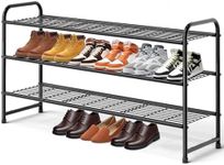 KEETDY 3-Tier Long Shoe Rack for Cl