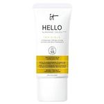 IT Cosmetics Hello Sunshine Serum SPF - Invisible Face Moisturizer with SPF 50 - Made with a Hydrating Serum Formula Enriched with Pro-Vitamin B5 + Hyaluronic Acid to Plump Skin (1.69 oz)