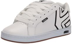 Etnies Men's Fader Skate Shoe, White/Black/Gum, 10