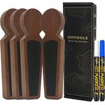 OUYOOLE Beer Tap Handle, 4 Pack Tap Handles, Keg Tap Handle with 8 Pen and Gift Wrapping for Kegerator, Homebrew and Bars