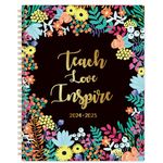 Teacher Planner 2021-2022 - Academic Planner from July 2021 - June 2022, 8'' x 10'', Lesson Plan Book, Weekly & Monthly Planner Sheets with Quotes