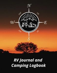 RV Journal and Camping Logbook: 8.5 x 11 Notebook to record up to 50 camping trips