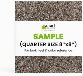 Smart Squares Walk in The Park Premium Made in The USA Carpet Tiles 18x18 Inch, Soft Padded, Seamless Appearance, Peel and Stick for Easy DIY Installation