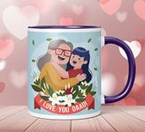 NH10 DESIGNS I Love You Daadi Printed Coffee Mug Written Mug Birthday Gift for Grandma Grandmother Maa Mom MATA Ji Tea Mugs for Gift (Mug-350ml) (DADITNY3TM 41)