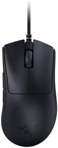 Razer DeathAdder V3 Wired Gaming Mouse: 59g Ultra Lightweight - Pro 30K Optical Sensor - Fast Optical Switches Gen-3-8K Hz HyperPolling - 6 Programmable Buttons - Ergonomic - Speedflex Cable - Black
