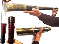 Rare Brass Telescope East India Com