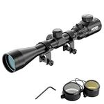 Afranti 3-9x40 EG Rifle Scope Red & Green Telescopic Illuminated Tactical Hunting with Free Mounts