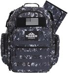 Sager Creek Dad Diaper Bag Backpack with Changing Pad. Waterproof Military Diaper Backpack for Men w/Insulated Compartment (Gray)