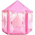 Princess Tent for Kids Tent - 55" X 53" with Led Star Lights | Princess Toys | Toddler Play Tent | Playhouse | Princess Castle