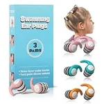 Swimming Ear Plugs for Kids,3 Pairs