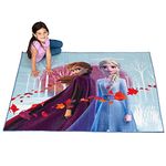 Disney Frozen 2 Kids Room Non Slip Area Rug, 69 in x 52 in, Official Disney Product by Franco