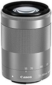 Canon EF-M 55-200mm f/4.5-6.3 Image Stabilization STM Zoom Lens (Silver)