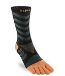 Injinji Women's Ultra Run No-Show Sock, orange, XS/S (35-40)