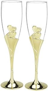 Hortense B. Hewitt 34645 Sparkling Heart Champagne Flutes