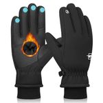 TOLEMI Winter Gloves, -20℉ Coldproof Ski Gloves 3M Thermal Gloves Touchscreen Gloves Snowboarding Insulated Gloves for Cycling Running Climbing Hiking Outdoor Sports