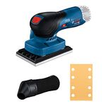 Bosch Professional 12V System Cordless Orbital Sander GSS 12V-13 (Compatible with Bosch Click & Clean dust Extraction System, incl. 1 x Sanding Sheet, dust Bag)