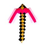 TechMax Solution Sword-Fully Made In India -Plush Soft Sword Toy (36 Cm,Dark Pink-Pickaxe)