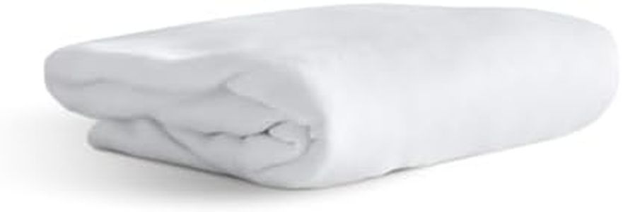 Organic Cotton Crib Sheets for Graco and Other Play Yards - Pack N Play Mini Crib Sheets Fitted w/ 360 Elastic Edge (White)
