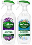 Zoflora Multi Purpose Disinfectant Cleaner Spray, Midnight Blooms Scent + Mountain Air Scent, 800 ml (Pack of 2)