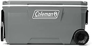 Coleman 316 Series 100-Quart Wheeled Cooler, Grey