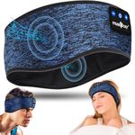 MUSICOZY Sleep Headphones Headband Bluetooth Soft Headphones for Sleeping & Sport with Thin Speakers,Wireless Music Earphones Tech Gifts for Men Women Teens Yoga Workout Fitness Relax Travel