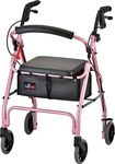 NOVA Medical Products 4202C Getgo Classic Rolling Walker, Pink