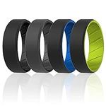 ROQ Silicone Rubber Wedding Ring fo