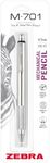 Zebra Pen, M-701 Mechanical Pencil, 0.7mm Point, Durable Stainless Steel Barrel, Knurled Metal Grip, Refillable, STEEL Series, Ideal for Tactical Use, 1-Pack, (59411)