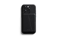 Bellroy Mod Phone Case + Wallet for iPhone 15 Pro (Slim Leather iPhone case, Phone Wallet) - Black