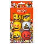 Emoji Official Novelty Fun Golf Balls - 6 Pack, Multicolor