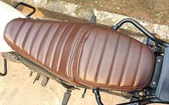Himalayan LINE Design Brown Bike SEAT Cover