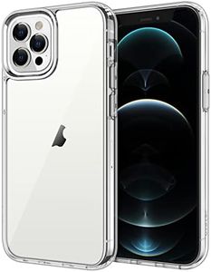 JETech Case for iPhone 12 Pro Max 6.7-Inch, Non-Yellowing Shockproof Phone Bumper Cover, Anti-Scratch Clear Back (Clear)