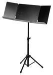 Classic Cantabile Pro Orchestra Music Stand Collapsible Black