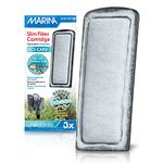 Marina A291 Slim Filter Carbon Plus Ceramic Cartridge, 3-Count, White