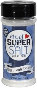 My SUPER SALT – Functional Salt Alternative with Real Salt Taste – 85% Less Sodium – Mineral Balanced Support for Everyday Wellness – 7 oz