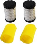 KlirAir Air Filters Replace Compatible with 796031 (591334 or 594201) Plus 797704 Foam Pre-cleaner (Pack of 2)