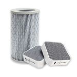 PUREBURG Replacement Filter Set Compatible with Molekule Air Purifiers, 1 x HEPA Center Filter + 2 Carbon Pre-Filters, Air Clean Dust VOCs