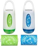 Munchkin Baby Boy's Arm and Hammer Diaper Bag Dispenser 2 Pack 2 Sets Green/Blue