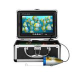 Underwater Fishing Camera with 7 Inch Fish Finder Waterproof Fishing Underwater Camera 15M Cable Length Fish Finder System Kit for Ice Lake Boat Fishing (15M with DVR)