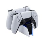 Mcbazel PS5 Controller Charging Dock, Dual USB Fast-Charge Station with LED Indicators & Tri-Protection for DualSense Controllers[White]