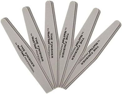 Nail Tek The Finisher File, Professional Double-Sided 240/400 Grit Nail File to Shape and Smooth Acrylic, Gel, and Natural Nails, Nail Polish Remover, Must-Have Manicure and Pedicure Kit Tool, 6 Pack