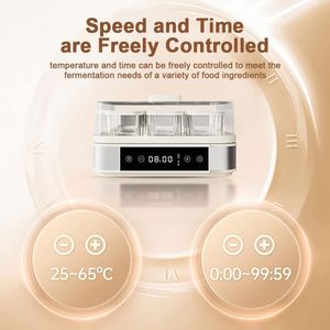 Automatic Digital Yogurt Maker – 9 Glass Jars, Easy Control