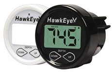 HawkEye D10DX.01T In-Dash Depth Sounder with Air and Water Temperature (Includes Airmar Transom Mount Transducer)