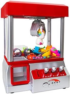 Bundaloo Claw Machine Arcade Game | Candy Grabber & Prize Dispenser Vending Machine Toy for Kids, with Music | Best Birthday & for Boys & Girls (Red Claw)