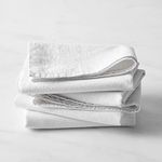 SRP Craft, Pack of 12 pcs, Flour Sack100% Cotton Kitchen Towel, Highly Absorbent, DIY Embroidery, Drying Glass, Multi-Purpose Kitchen Towels, White Color -Size 27" x 27“ - Set of 12 Pcs