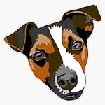 Jack Russell Terrier Sticker Vinyl 