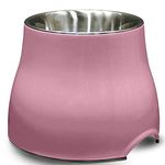 Dogit Elevated Dish, Pink, Small