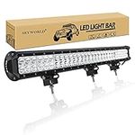 SKYWORLD LED Light Bar, 28 inch 180W Spot Flood Combo Beam Led Bar Off Road Lights Driving Lights Led Fog Light Lights Boat Lighting