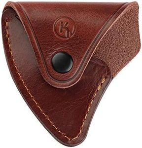 Kosibate Axe Sheath, Leather Hatchet Sheath Pack Ax Head Cover Case for Woods Chogan, Kangee, Nobo, Tomahawks D2730-1