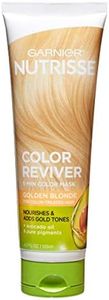 Garnier Nutrisse 5 Minute Nourishing Color Hair Mask with Triple Oils Delivers Day 1 Color Results, for Color Treated Hair, Golden Blonde, 4.2 Fl Oz